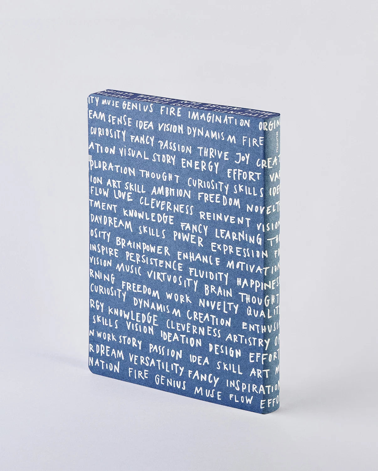 nuuna Notizbuch – 165 × 220 mm – 120 g/m² – Softcover, Fadenheftung, nummerierte Seiten, Blau/Weiss