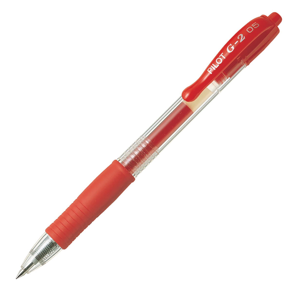 Pilot G2-7 Gelschreiber, Druckmechanik – Rot, Spitze 0,7 mm, nachfüllbar, 1 Stk.