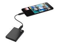 Seagate One Touch STKG1000401 Speichergerät – 1 TB, USB Typ-C (USB 3.2 Gen 1), Aluminiumgehäuse