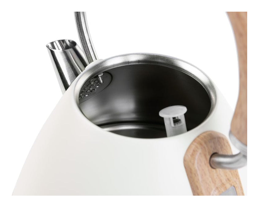 Furber. Furber Bardot Wasserkocher – 1 l, Edelstahl, Beige