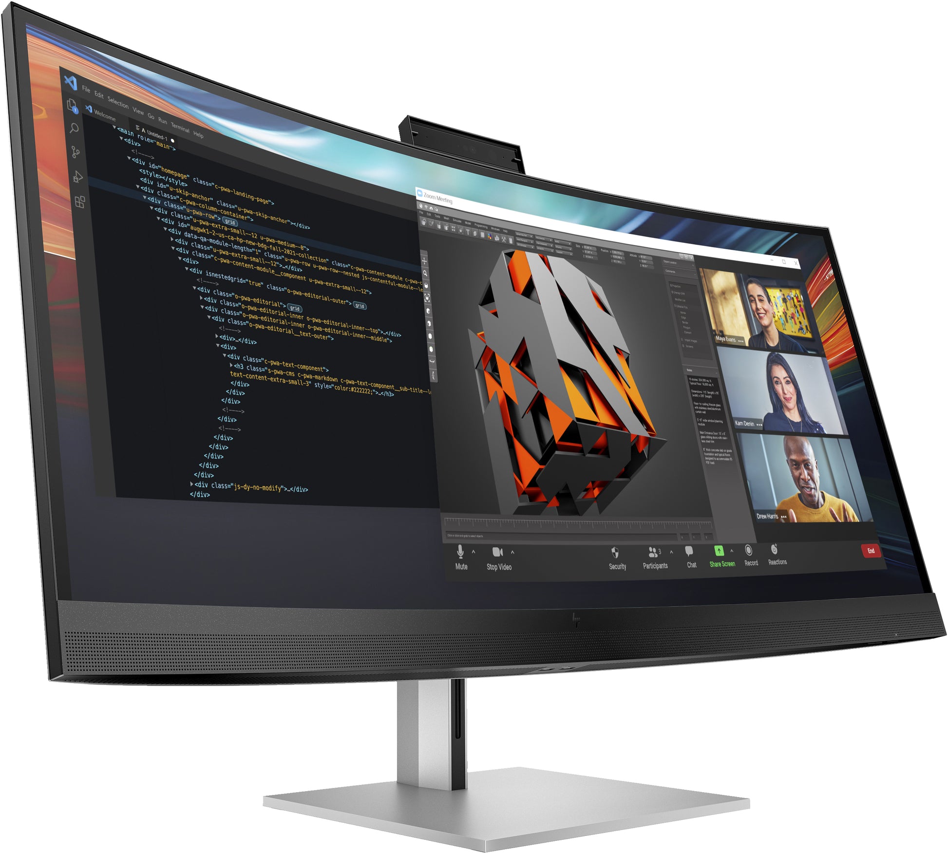 HP Series 7 Pro 740pm – Monitor, 39,7", 5K2K
