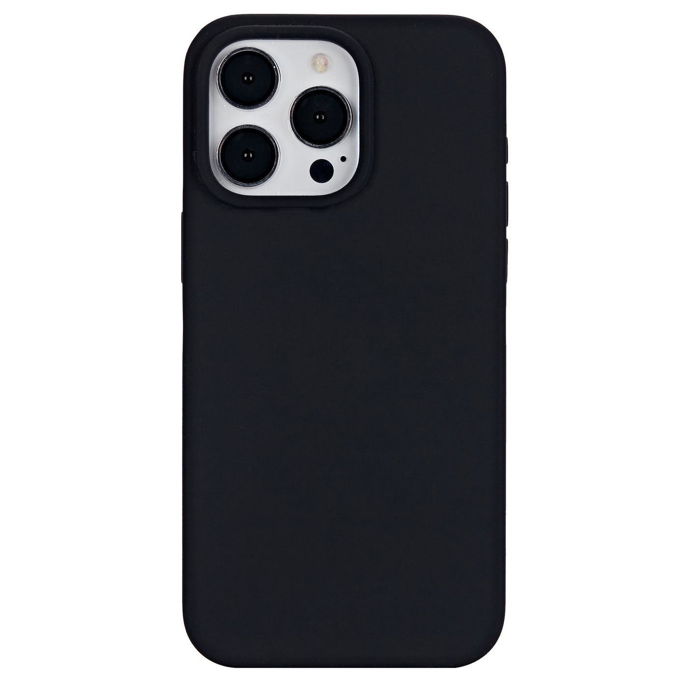 eSTUFF INFINITE (GRS) ROME Backcover – für Apple iPhone 15 Pro Max – MagSafe, Mikrofaser+PC+Silikon, schwarz