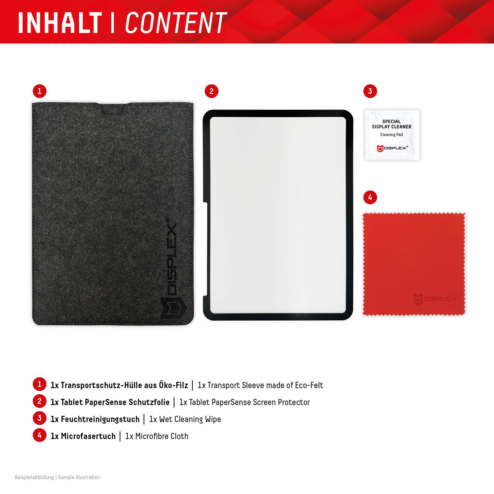 E.V.I. Displayschutzfolie für iPad 10,9" (10. Gen.) – 5H, Anti-Fingerprint