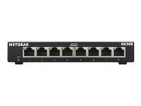NETGEAR GS308 – Unmanaged L2 Switch – 8× 1G, Desktop