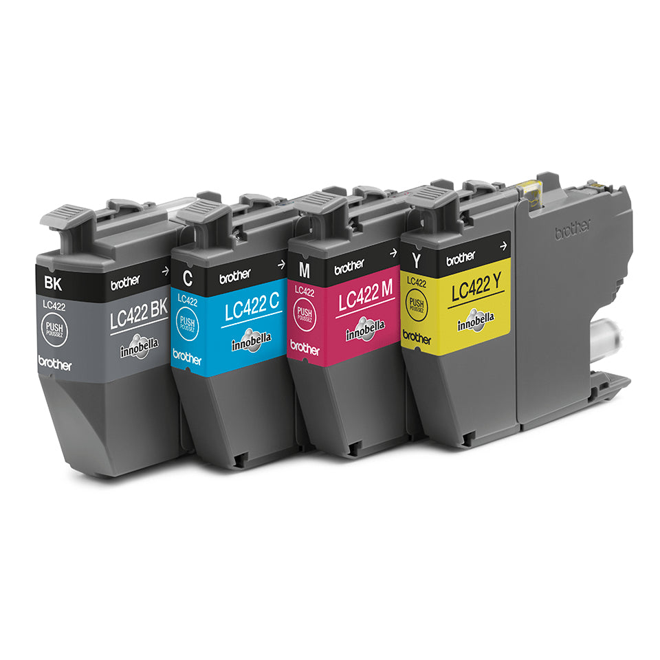 Brother Tintenpatronen-Multipack LC-422VAL, CMYK, Original – für LC-422VAL