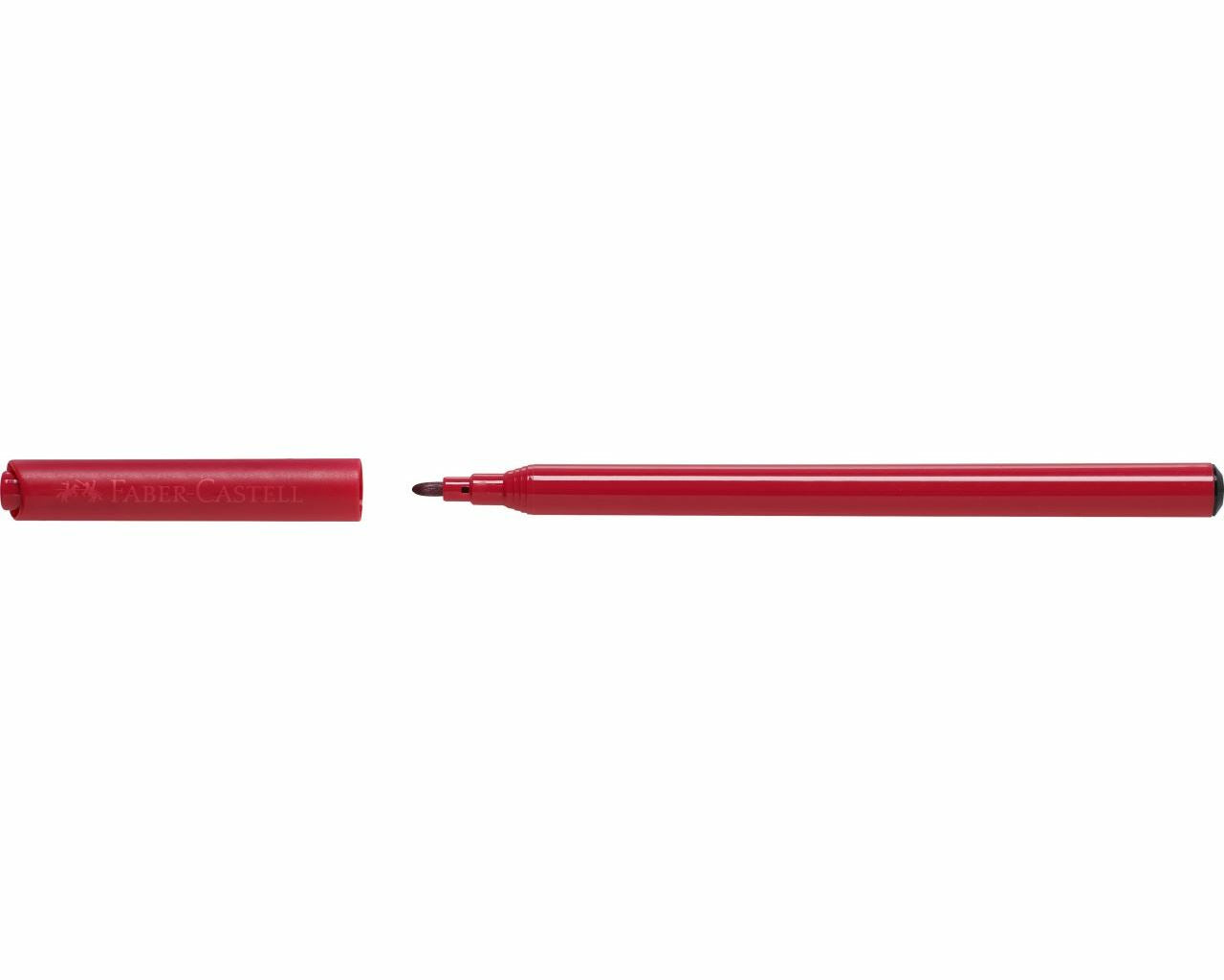 Faber-Castell Filzstifte – Rundspitze, 12 Farben