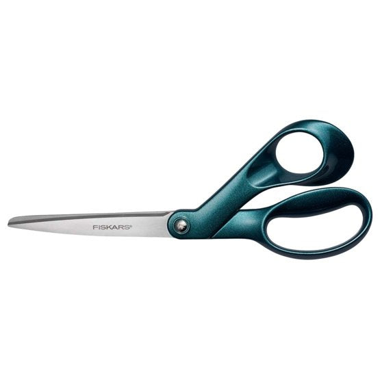 Fiskars Dark Harbour Schere – 21 cm, Kunst & Handwerk, Rechtshänder, Feine Spitze