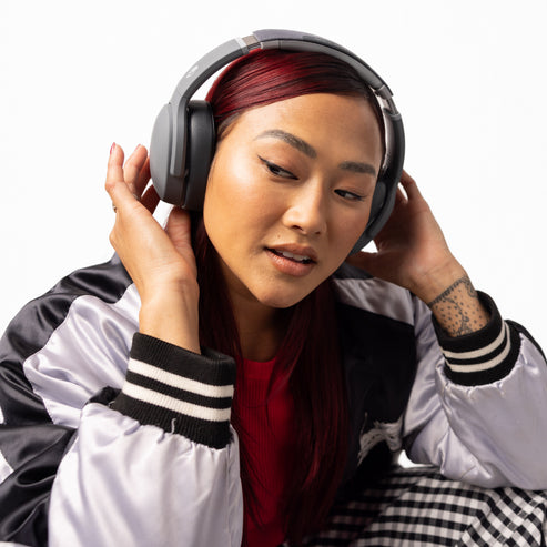 Skullcandy Crusher Evo – Over-Ear Headset – Bluetooth 5.0, Anrufmanagement, USB-PD – Grau – bis 40 h