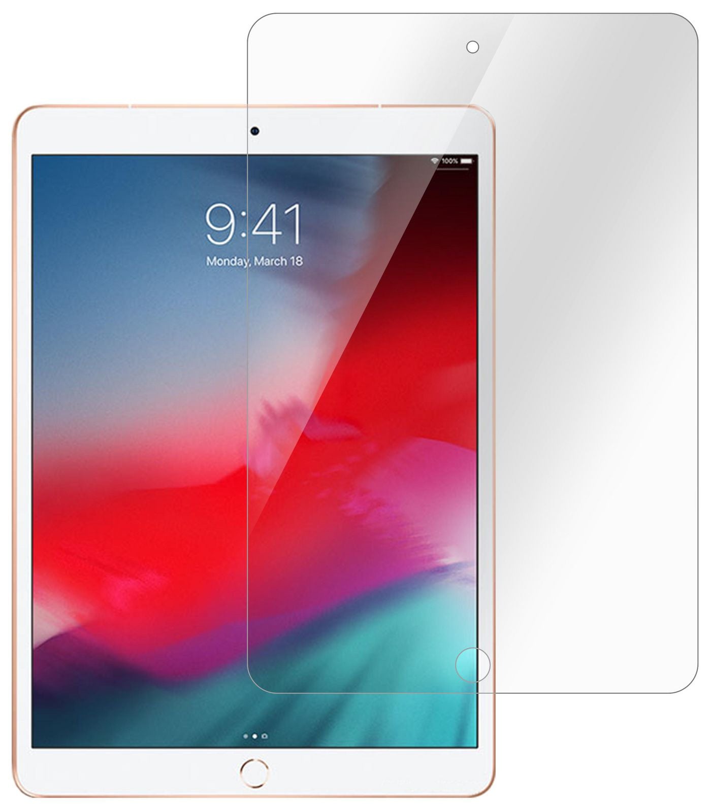eSTUFF Panzerglas für iPad Pro 10,5" – 9H, Anti-Fingerprint