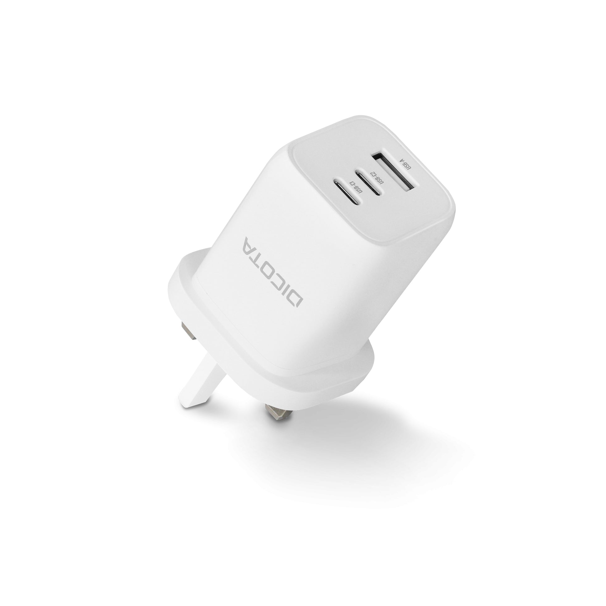 DICOTA Netzteil (UK) – 65 W, GaN, 3 Ports