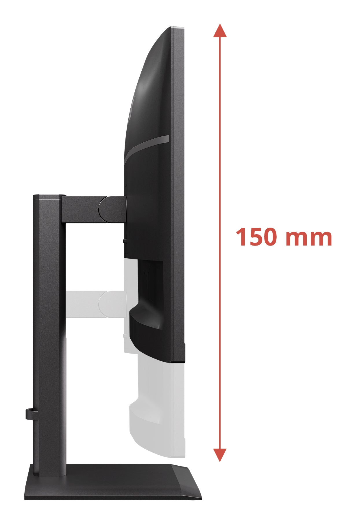 AOC U27E4CV – Monitor, 27", IPS, 60 Hz, 400 cd/m², USB-C, USB-Hub, Adaptive Sync, VESA 100 × 100, Schwarz