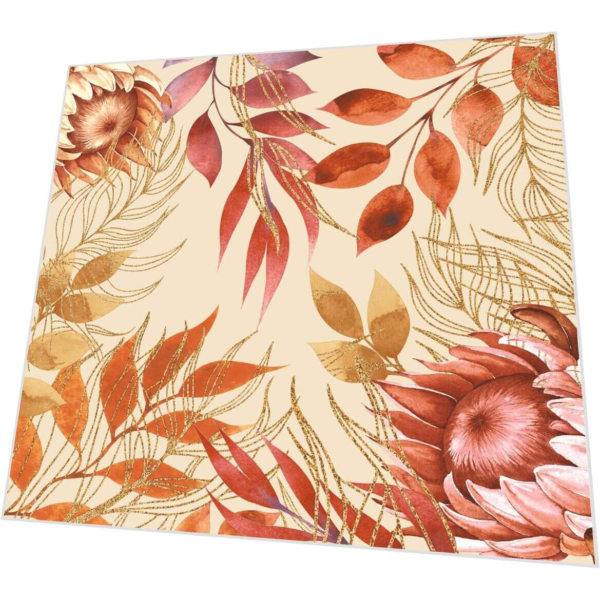 Paper + Design Servietten Herbstblüten – 33 × 33 cm, 3-lagig – 20 Stück