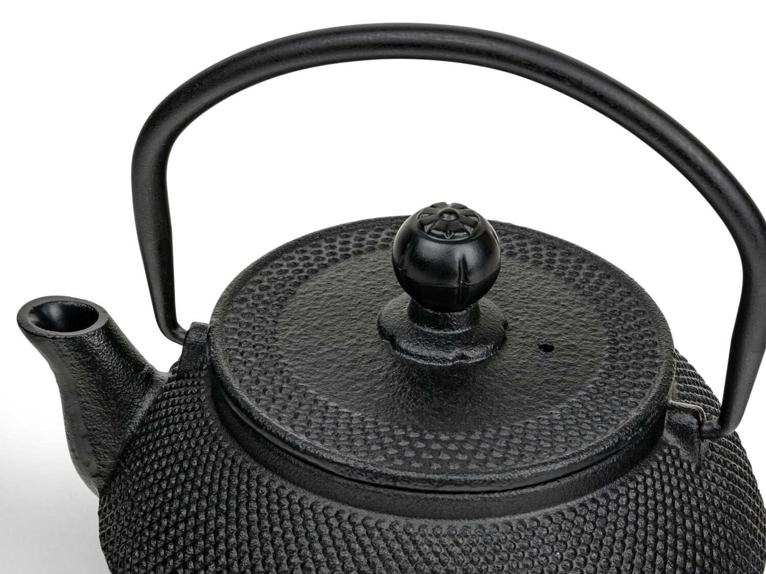 Bredemeijer Jang – Teekanne, 0,5 l, Gusseisen, Edelstahl-Teesieb, Schwarz, für Gas