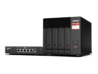 QNAP TS-473A-SW5T Allgemeines Speichergerät – 2 × 2,5 GbE, 4-Bay