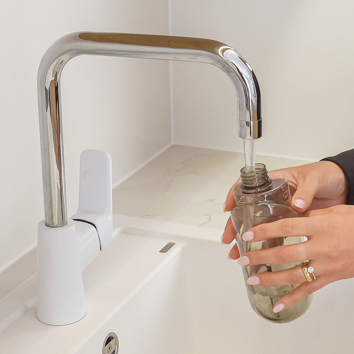 CREaCLEAN Sprühwischer 54067 – für alle Böden – grau