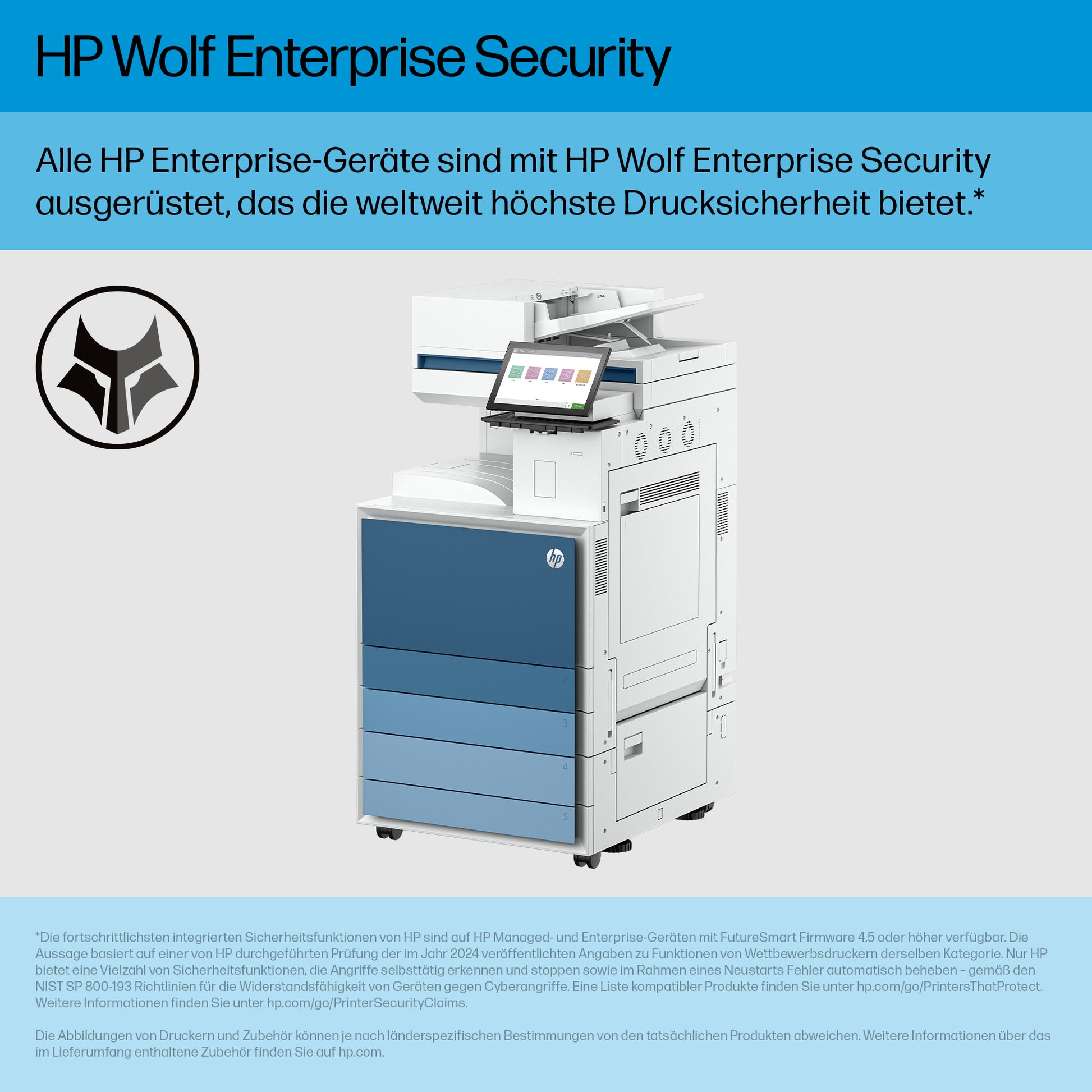 HP Enterprise Flow 8601Z – S/W Laser-MFP – 70 ppm S/W