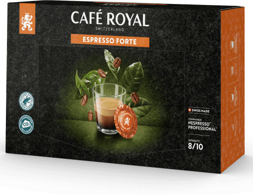 Café Royal Espresso Forte – Kaffeepads für Nespresso Professional – Intensität 8, 300 Pads