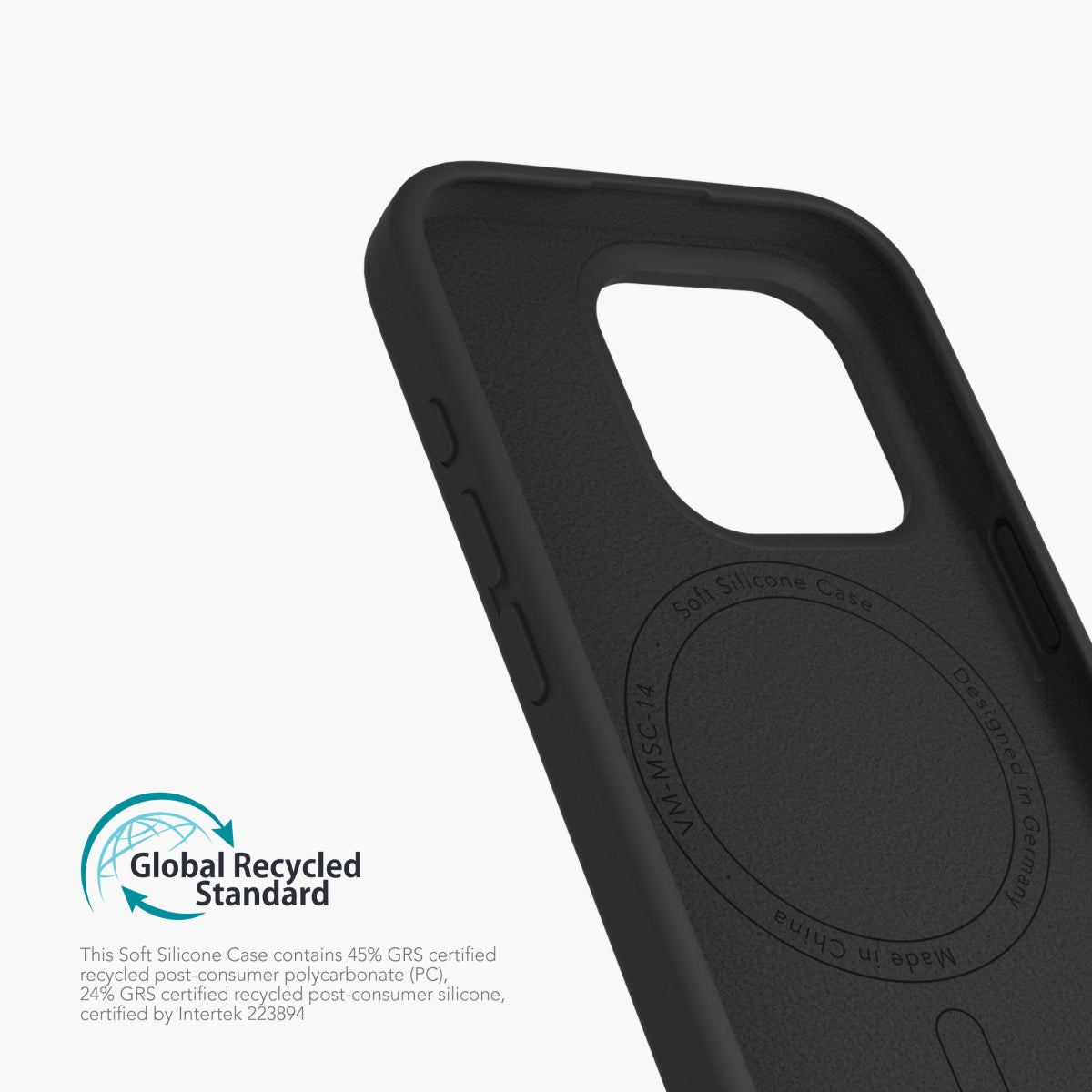Vonmählen Backcover – für Apple iPhone 16 Pro Max, MagSafe, Silikon, Schwarz