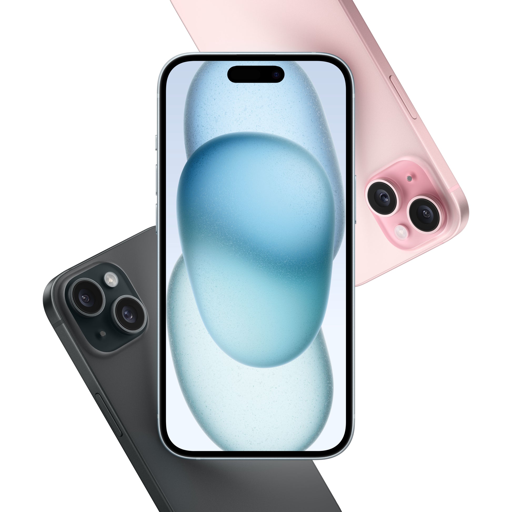 Apple iPhone 15 – pink, 6,1", 2556 × 1179, iOS 17, 256 GB, Dual-SIM, 5G, NFC, IP68