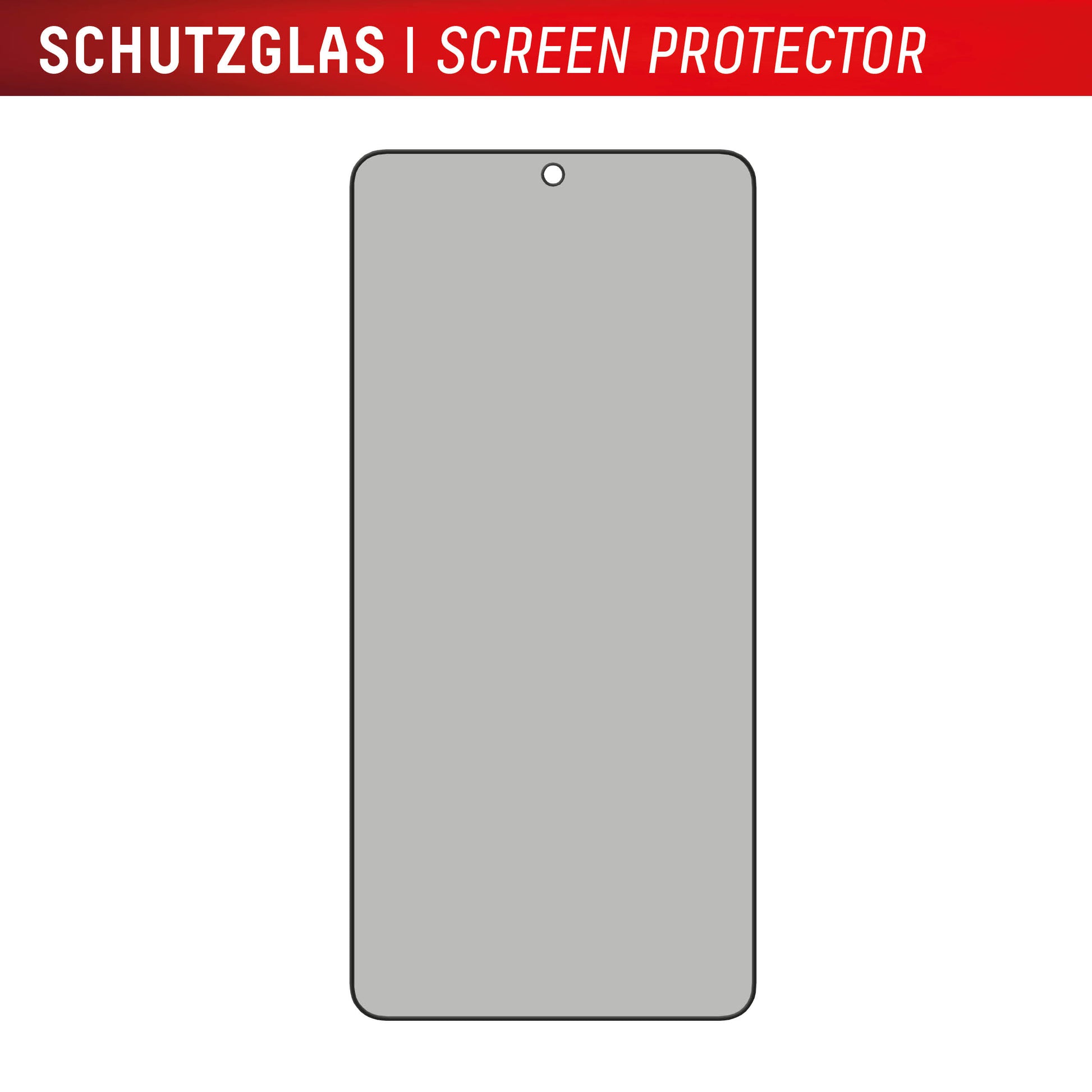 Displex Privacy-Filter (Panzerglas), Full Cover – für Galaxy S25 Edge – mit Applikator