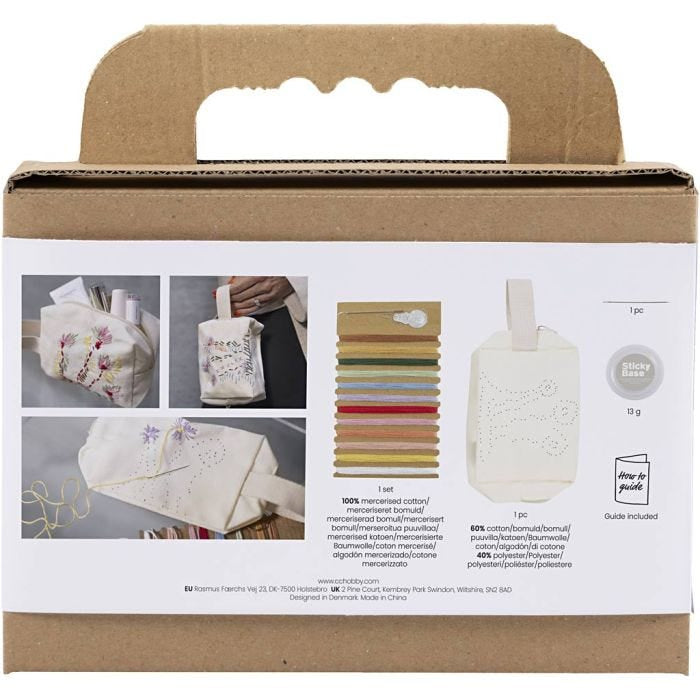 Creativ Company Nähset – ab 12 Jahren – Bio-Baumwolle, mehrfarbig