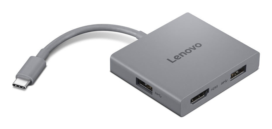 Lenovo Dockingstation – USB-C, 1× HDMI, 2× USB-A, 3,5 mm Audio, für Windows 10/11