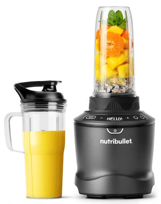 NutriBullet Smoothie-Mixer NBF550DG – 1,8 l, 1500 W, spülmaschinenfeste Teile – Dunkelgrau