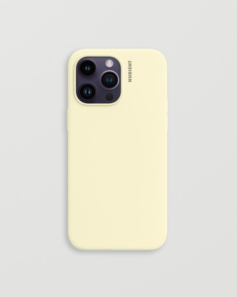 Nudient – Backcover – für Apple iPhone 14 Pro Max – gelb