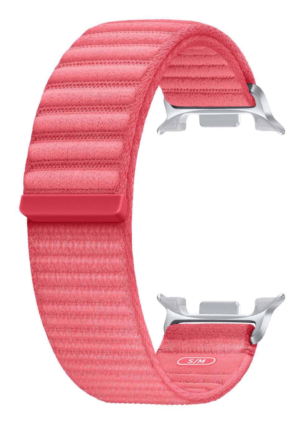 Samsung Watch 8 Fabric – Armband – für Watch 8, Korallenrot, S/M, Nylon