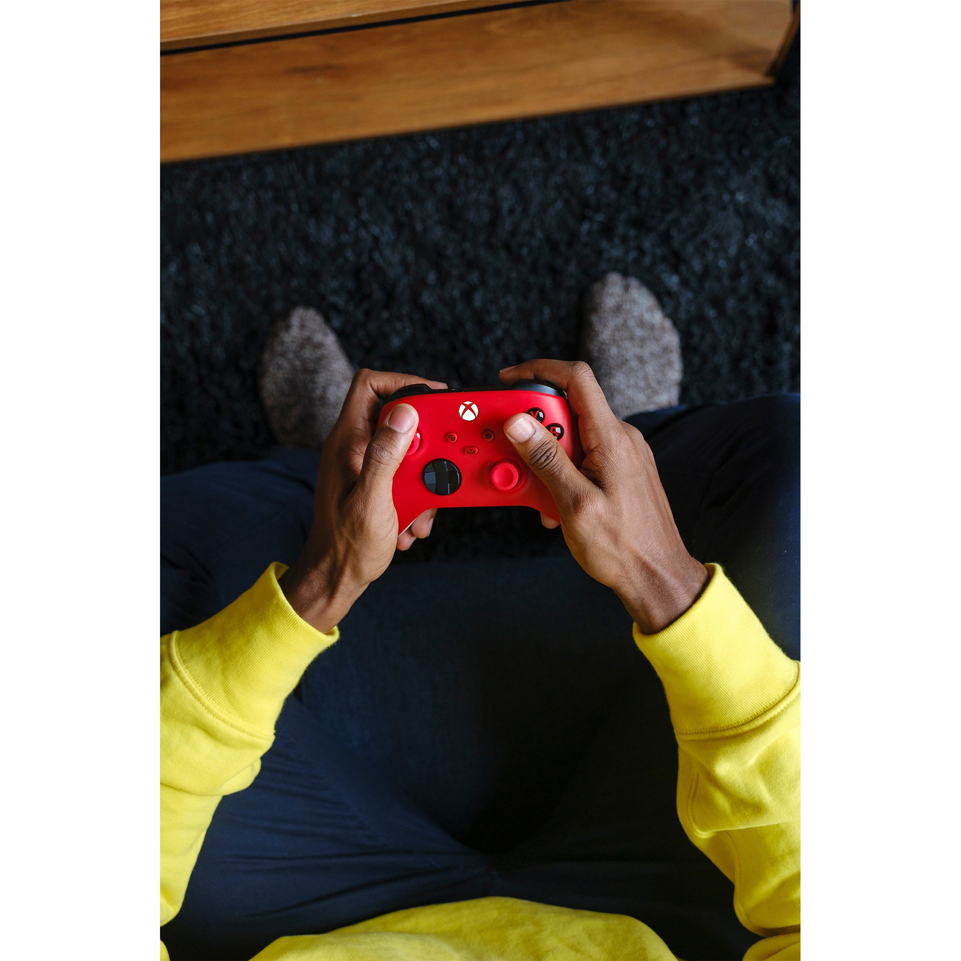 Microsoft Pulse Red – Gamepad – Kabellos (Bluetooth/2,4 GHz), Rot
