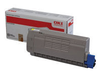 OKI Toner – gelb, 6000 Seiten – für Farb-Laserdrucker/Multifunktionsgeräte