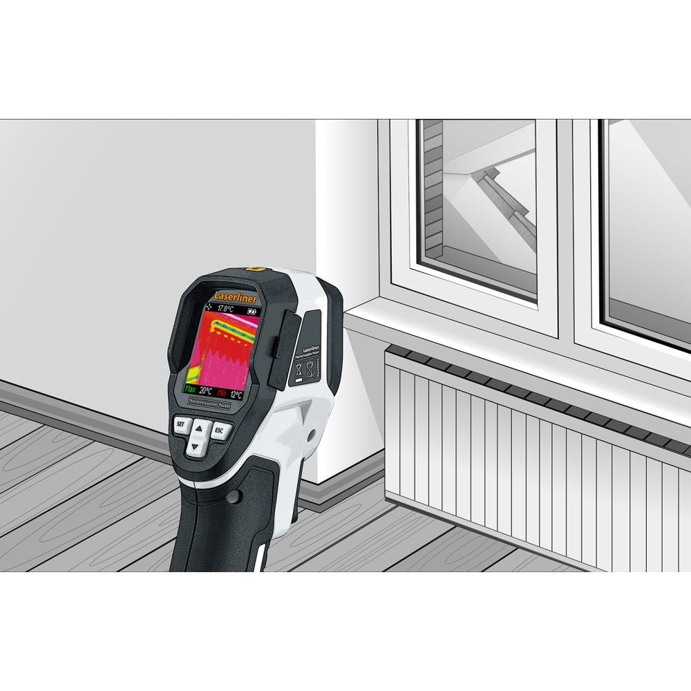 Laserliner ThermoVisualizer Pocket Wärmebildkamera – -20 bis +650 °C