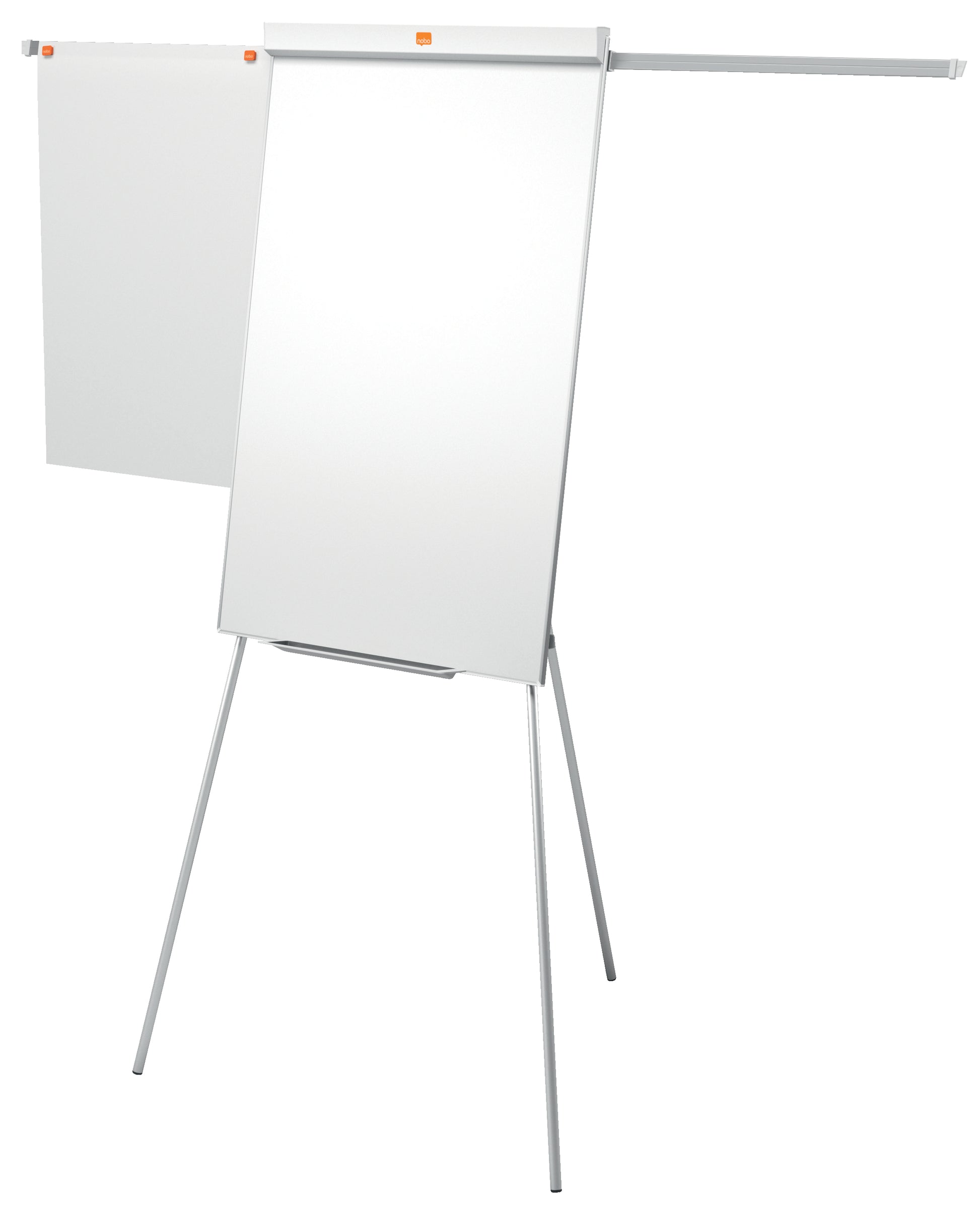 Nobo Impression Pro Flipchart Dreibein, magnetisch – 68,5 × 185 cm, mit 2 Seitenarmen