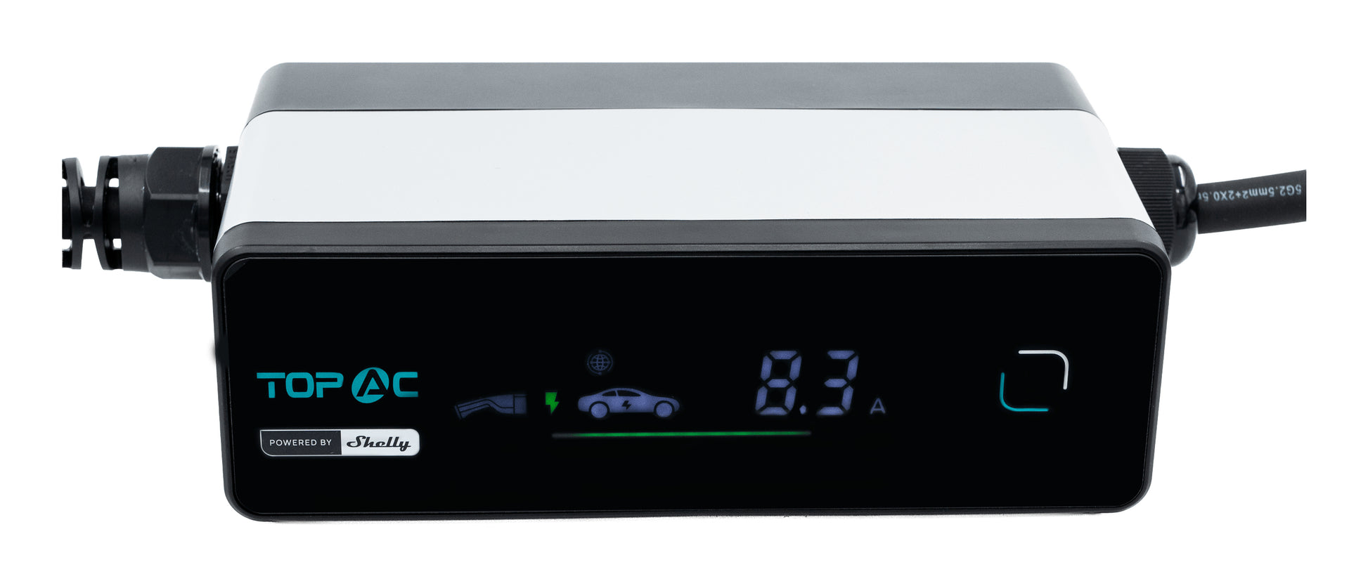 Shelly Topac EVE01-11R Elektroauto-Ladegerät 11 kW – CEE 16 A, 3-phasig, 5,6 m, IP65 – für Typ 2