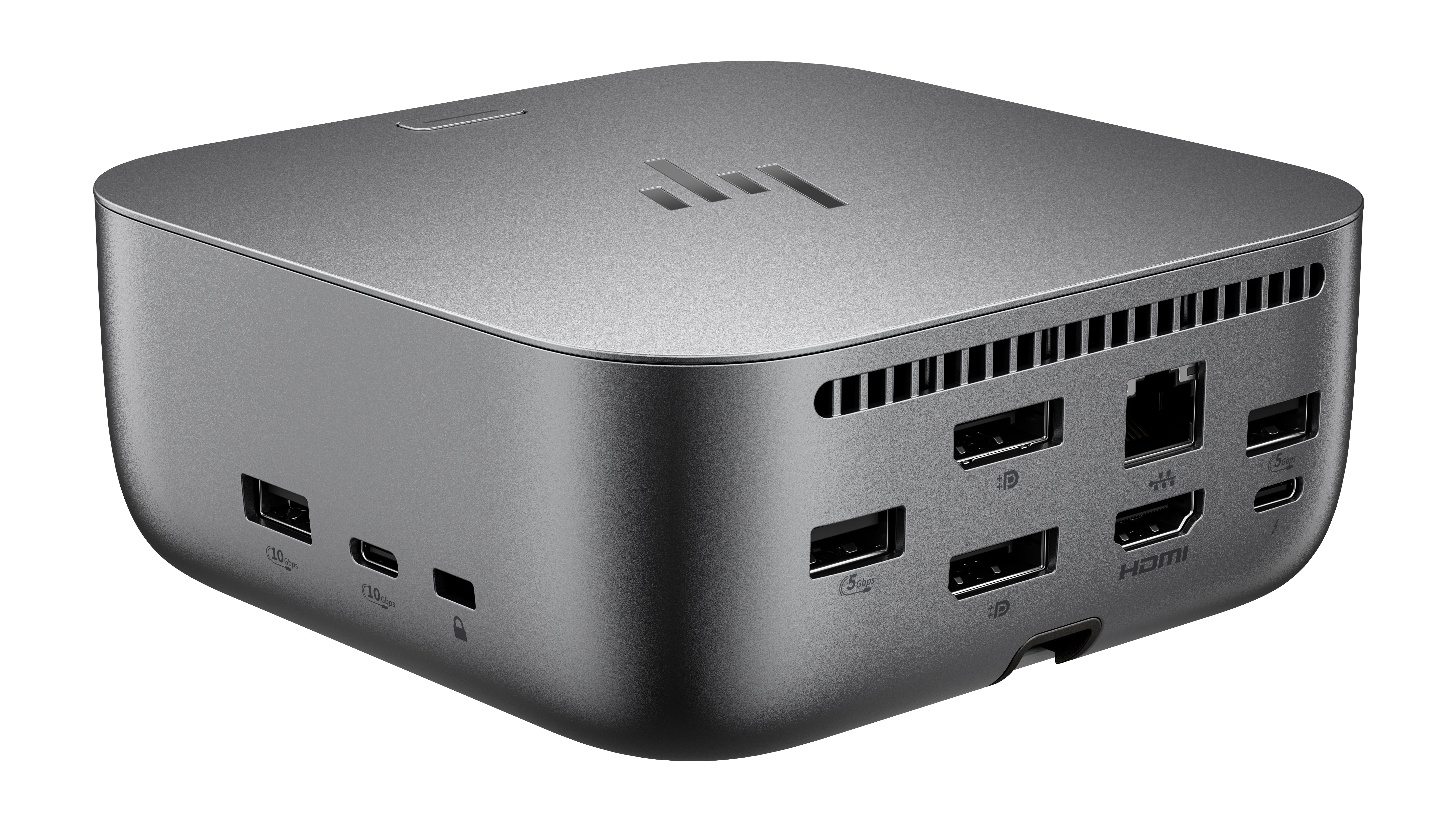 HP G6 Dockingstation – Thunderbolt 4, 2× DP, 1× HDMI, 3× USB-A, 2× USB-C, 100 W PD, 2,5GbE
