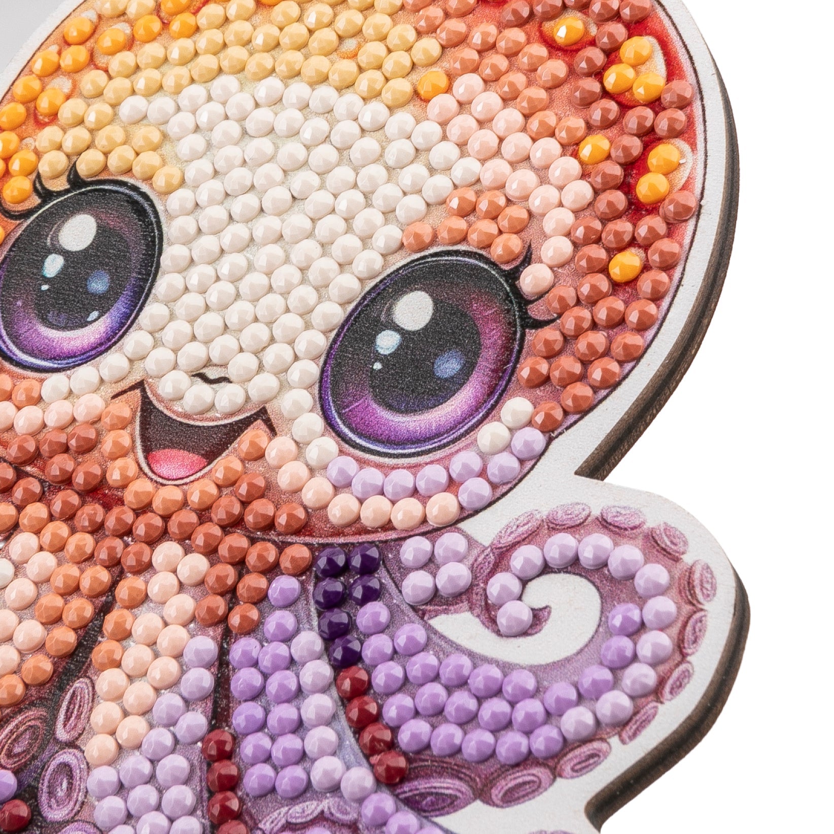 CRAFT Buddy Crystal Art Buddy – Bastelset – Oktopus – 11 cm – ab 6 Jahren