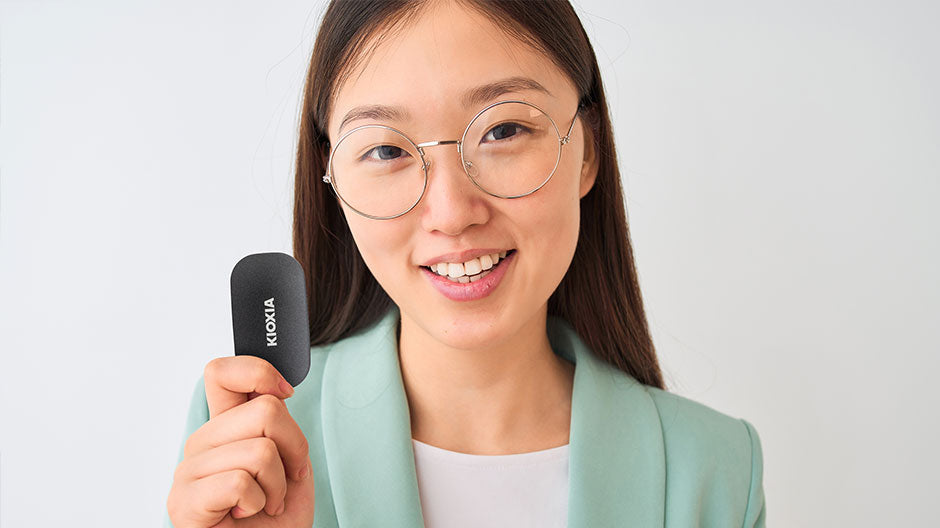 Kioxia EXCERIA PLUS G2 Portable SSD 500 GB – für Windows/Mac/Android/iOS