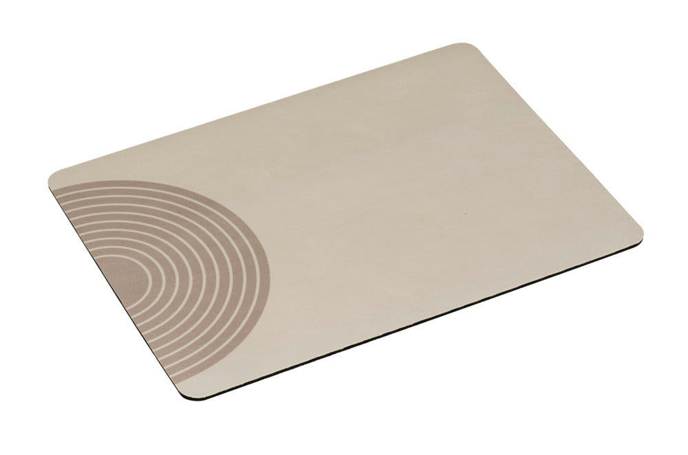 WENKO Abtropfmatte 30 × 40 × 0,9 cm, gummiert, beige