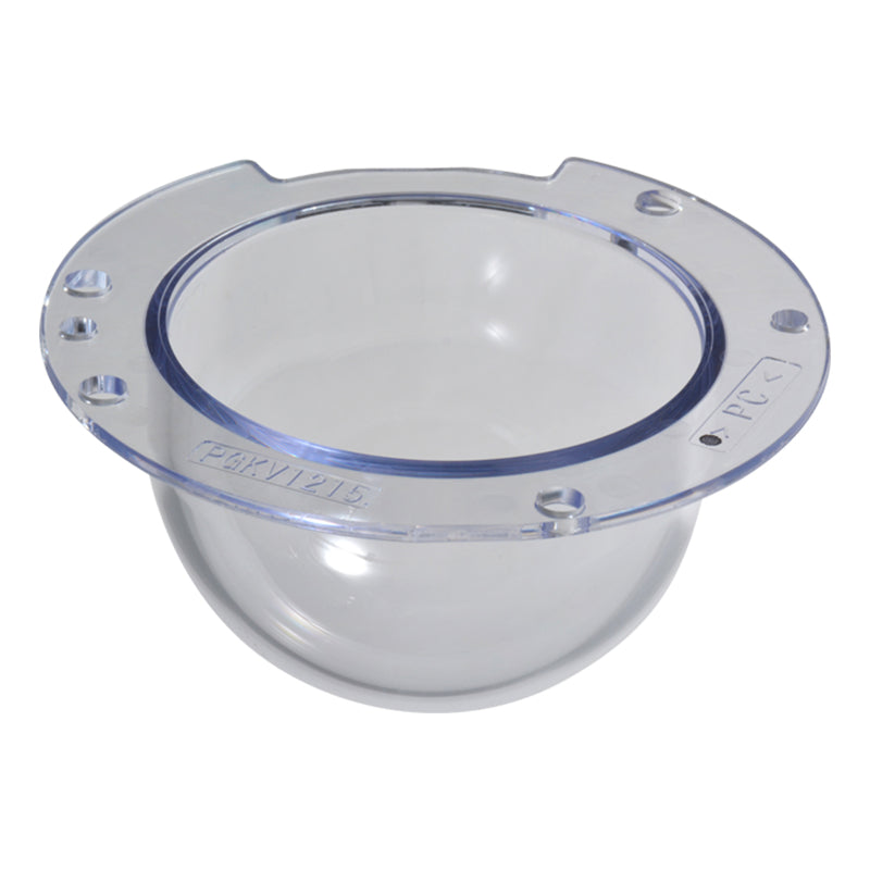 i-PRO WV-QDC504C Kuppelabdeckung – Polycarbonat, Transparent, ∅115 × 60 mm – für WV‑X(S)25xx-Serie