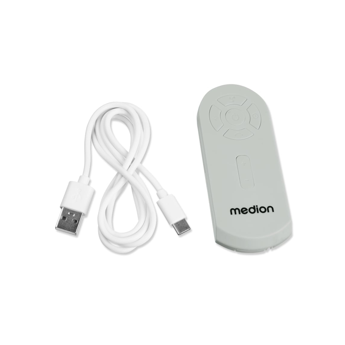 MEDION USB-Tischventilator MD 12065 – 15 cm, 5 Stufen, 20 W, 48 dB(A), Grau
