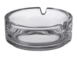 Montana Aschenbecher – Ø 10 × 4 cm – Glas, transparent