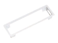 Bachmann POWER FRAME Einbausteckdosenleiste, 4-fach, Einbau – weiss