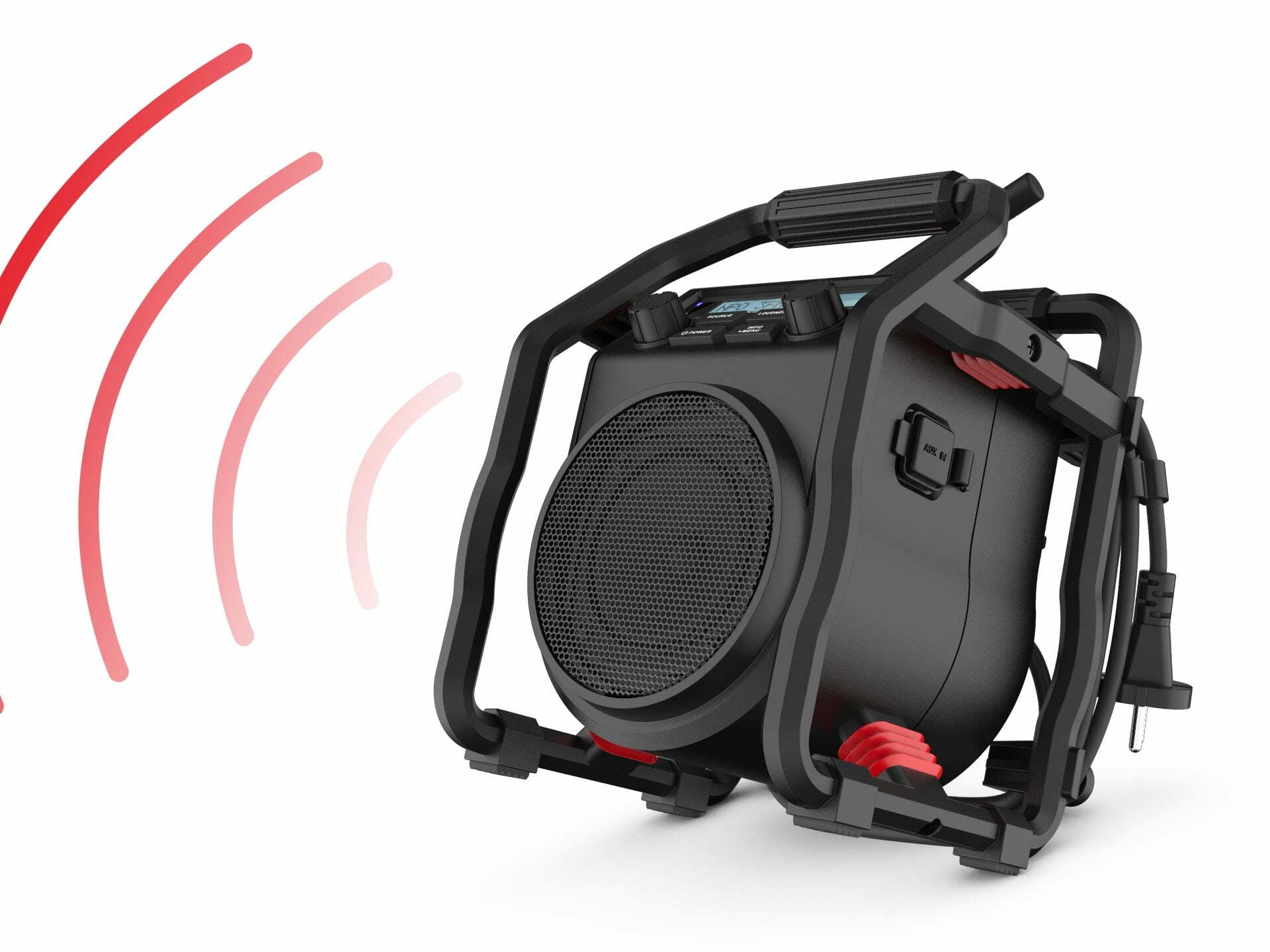 Perfectpro UBOX 400R – DAB-/Internetradio – Portabel – DAB+, Bluetooth, Akkubetrieb – Schwarz