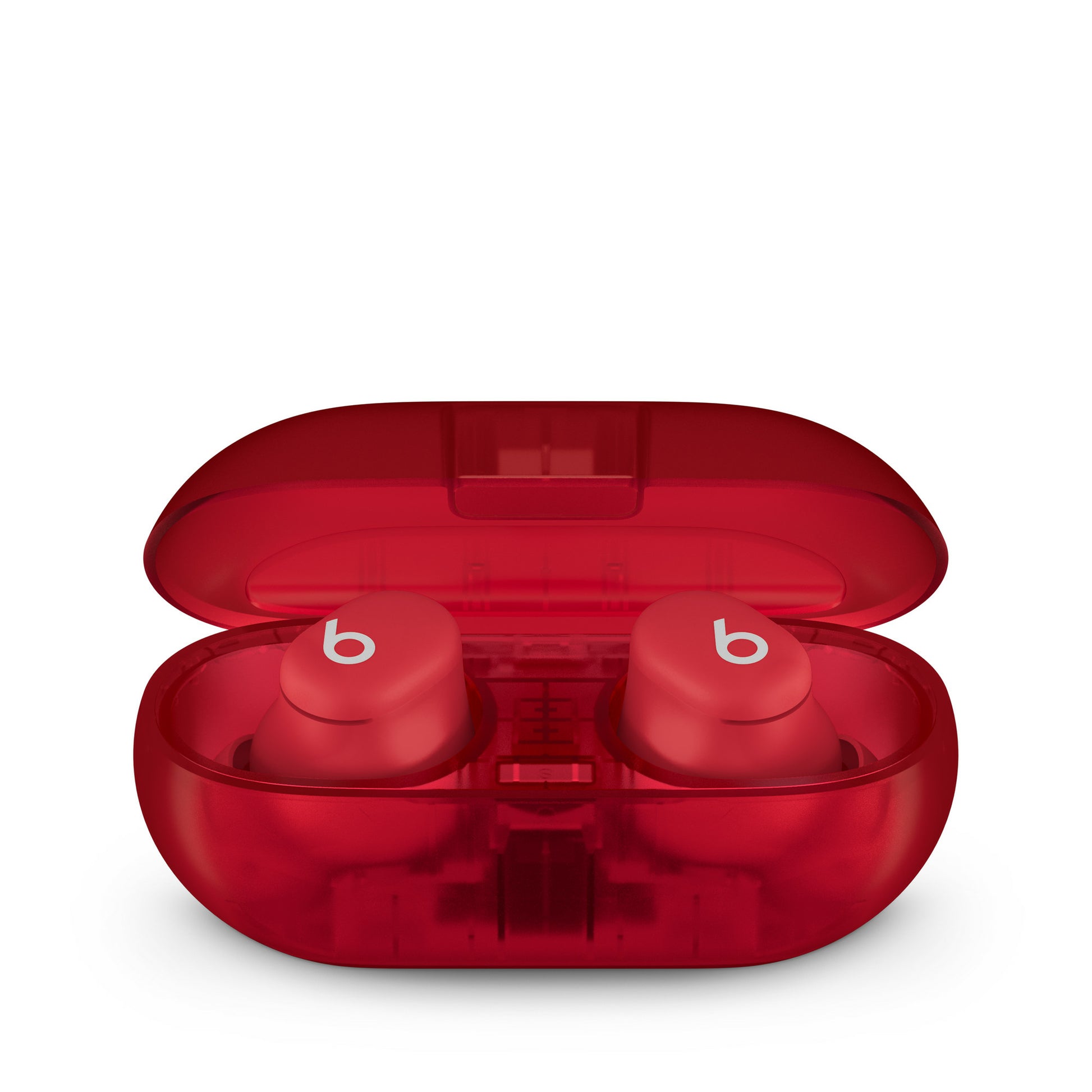Apple Beats Solo Buds – True Wireless In-Ear, Bluetooth, USB-C Ladecase, Transparent Rot