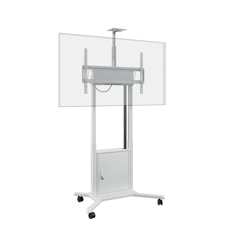 Hagor TV-Wagen – 55–86" – VESA 200×200–900×600 – bis 120 kg, Motorisiert, mit Rollen – HP Twin Lift M-W