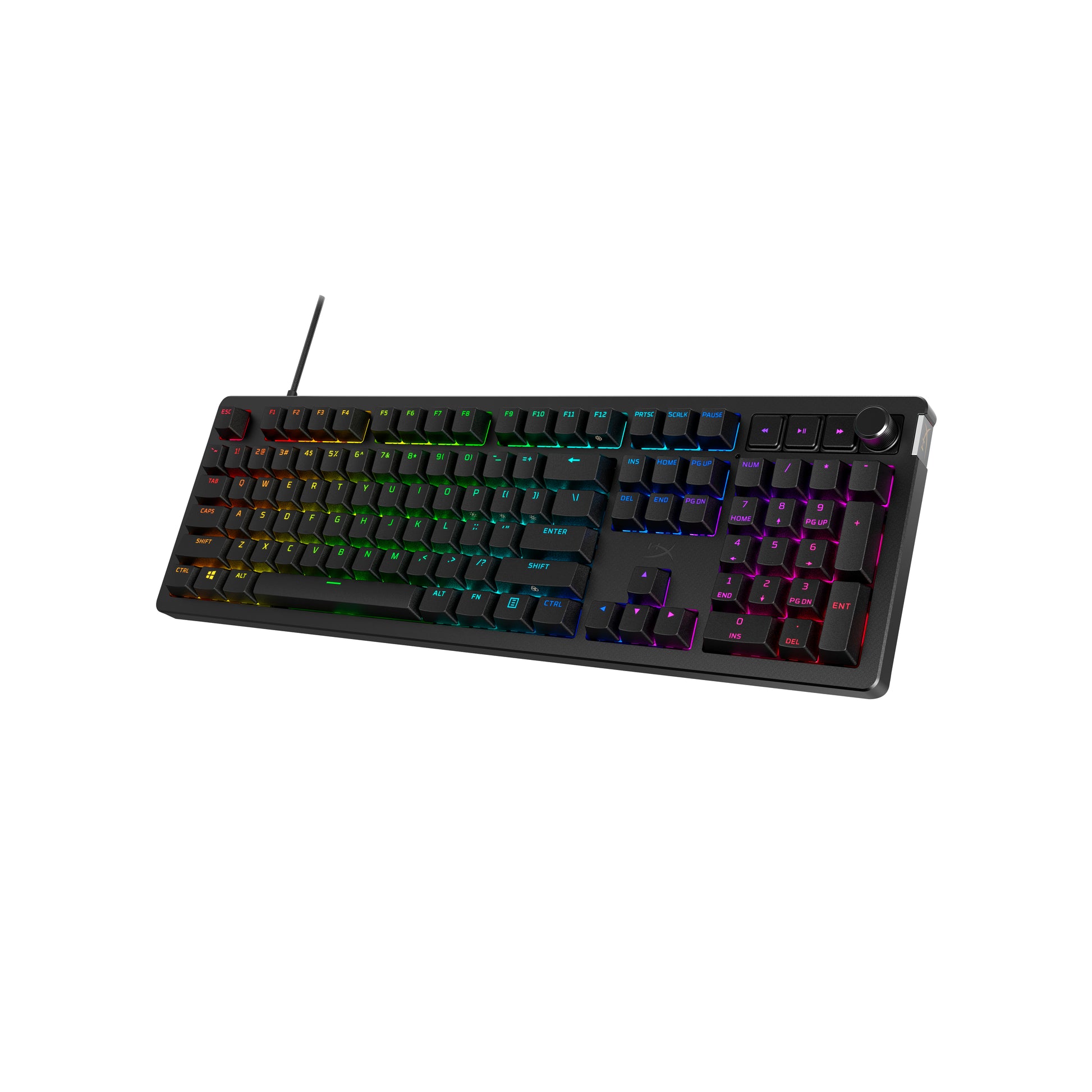 HyperX Alloy Rise – Tastatur, kabelgebunden (USB-A), CH-Layout (DE-CH), Fullsize (mit Ziffernblock), mechanisch