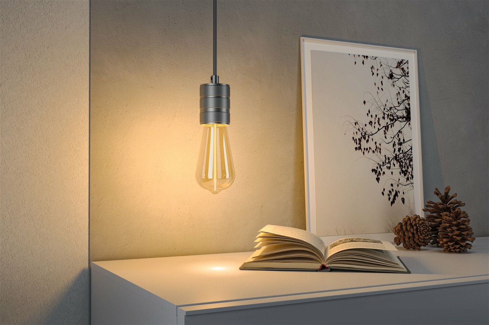Paulmann LED-Leuchtmittel E27 Kolbenform – Warmweiss 1800 K, 140 lm, 2,8 W – IP20 – 1 Stk., Gold, Glas