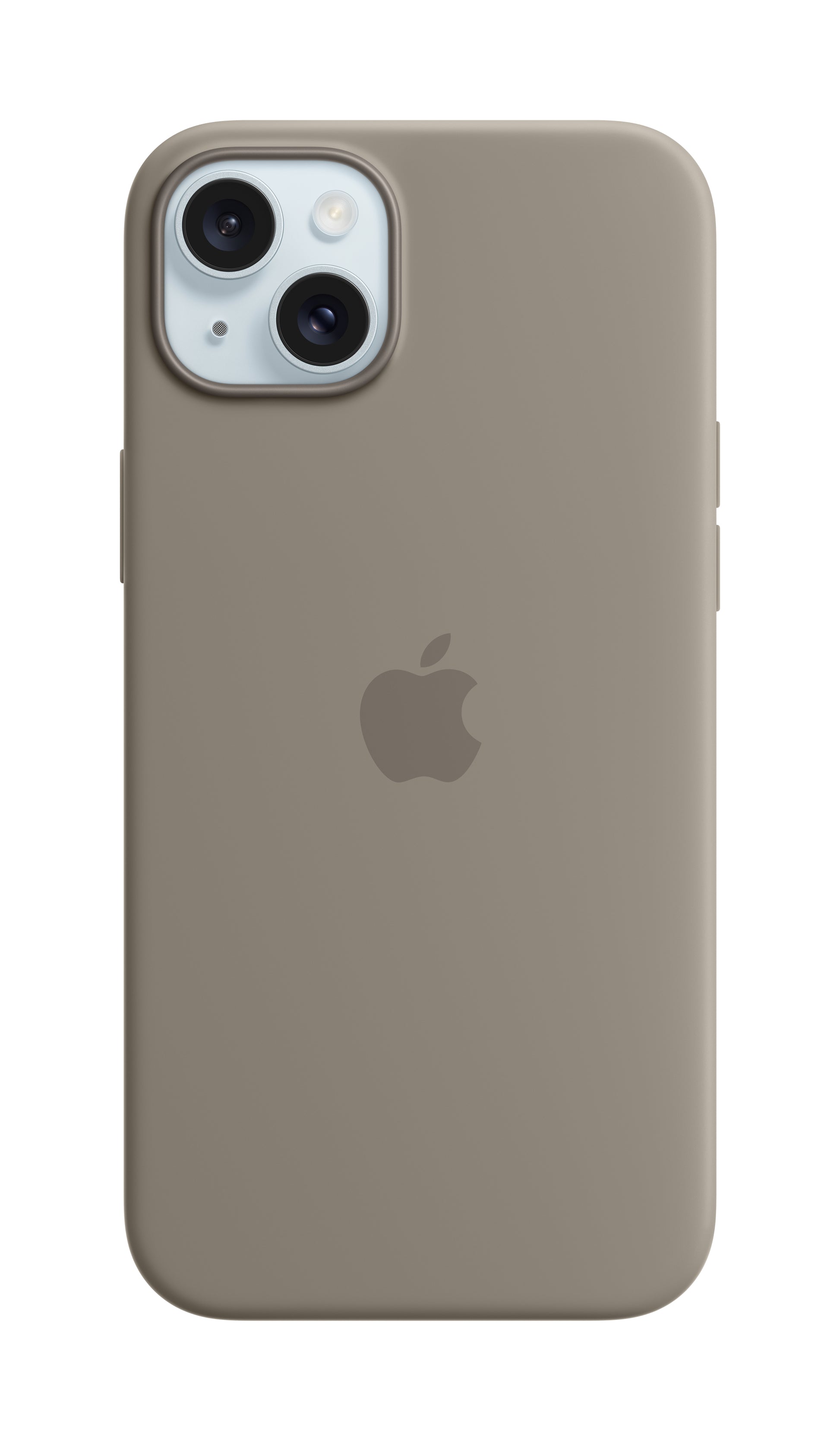 Apple Backcover – für Apple iPhone 15 Plus – braun – Silikon, MagSafe-kompatibel