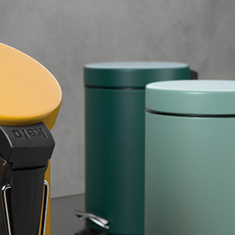 Kela Kosmetikeimer Monaco – 3 l – Metall, rund – grün