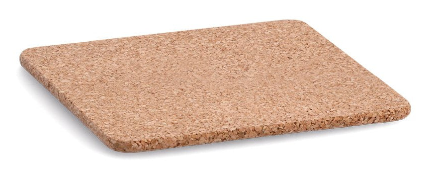 Zeller Present Teekannen-Untersatz 24,5 × 24,5 × 1 cm, Kork, Braun